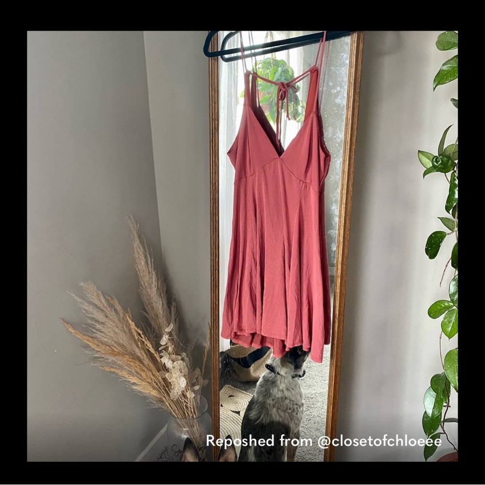 Full Tilt Rust Mini Dress